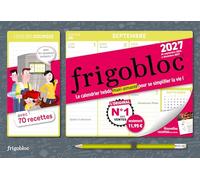 Frigobloc Hebdomadaire Compact 2027 - Calendrier Compact / sem (de sept. 2026 à déc. 2027)