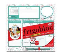 Frigobloc Hebdomadaire - Le Calendrier Hebdo Maxi-Aimanté - De Septembre 2026 À Décenbre 2027, Avec 1 Stylo 4 Couleurs