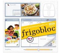 Frigobloc Hebdomadaire Recettes Air Fryer - Avec 1 Crayon - Edition 2025-2026