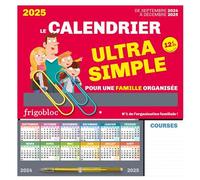 Frigobloc Le calendrier Ultra Simple pour une famille organisée ! (de sept. 2024 à déc. 2025) - sept.24-dec.25 - Collectif - Play Bac Eds - Calendrier
