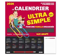 Frigobloc Le calendrier Ultra Simple pour une famille organisée ! (de sept. 2025 à déc. 2026)