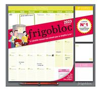 Frigobloc Mensuel 2023 - Calendrier d'organisation familiale / mois (de sept. 2022 à déc. 2023)
