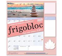 Frigobloc Mensuel 2025 Zen (de sept. 2024 à déc. 2025) - Collectif - Play Bac Eds - broché - Calendrier