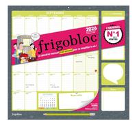 PlayBac Calendrier Frigobloc Mensuel 2026 – Maxi-aimanté avec 1 crayon (sept. 2025–déc. 2026)