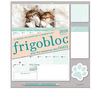 Frigobloc Mensuel 2026 Chats (de sept. 2025 à déc. 2026) Edition 2025 - Collectif - Play Bac Eds - broché - Calendrier