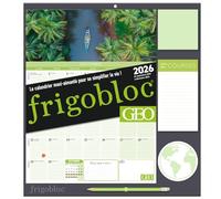 PlayBac Calendrier Frigobloc Mensuel 2026 Géo – de sept. 2025 à déc. 2026