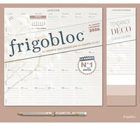 Frigobloc Mensuel 2026 Tendance déco Beige (de janv. à déc. 2026)
