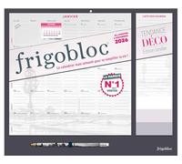 Frigobloc Mensuel 2026 Tendance déco Noir (de janv. à déc. 2026) - de janv.a dec.2026 - Collectif - Play Bac Eds - Calendrier