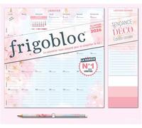Frigobloc Mensuel 2026 Tendance déco Rose (de janv. 2025 à déc. 2026) - de janv.2025 a dec.2026 - Collectif - Play Bac Eds - Calendrier