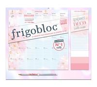 Frigobloc Mensuel 2026 Tendance déco Rose (de janv à déc. 2026) - de janv.2025 a dec.2026 - Collectif - Play Bac Eds - Calendrier