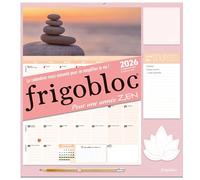 Frigobloc Mensuel 2026 Zen (de sept. 2025 à déc. 2026) - Collectif - Play Bac Eds - broché - Calendrier