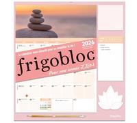 Frigobloc Mensuel 2026 Zen (de sept. 2025 à déc. 2026)