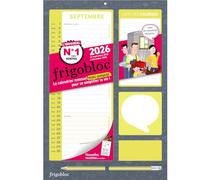 Frigobloc Mensuel Compact 2026 - Calendrier Compact / mois (de sept. 2025 à déc. 2026)