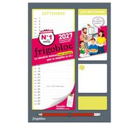 PlayBac Calendrier organiseur Frigobloc Mensuel Compact 2027 – Familial (sept. 2026–déc. 2027)