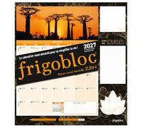 Frigobloc Mensuel Pour une année zen 2027 - Calendrier / mois (de sept. 2026 à déc. 2027)