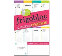 FrigoBloc Mes listes de courses de la semaine: Un bloc maxi-aimanté pour simplifier les courses de la semaine !