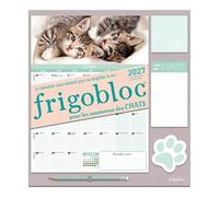 Frigobloc Pour Les Amoureux Des Chats - Le Calendrier Maxi-Aimanté Pour Se Simplifier La Vie ! De Septembre 2026 À Décembre 2027, Avec 1 Crayon