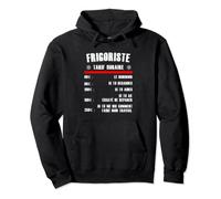 Frigoriste Taux Horaire Humour Idée Cadeau Vintage Homme Sweat à Capuche