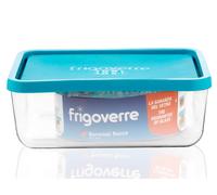 Frigoverre En Verre Rectangulaire Avec Couvercle Bleu 26x21 Bormioli Rocco