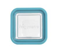 Frigoverre Future En Verre Transparent Avec Couvercle, Carrée Haute Cm 12