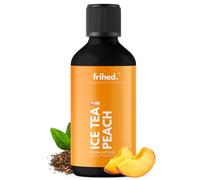frihed.® Infusion pour sauna Ice Tea Peach - Huile de sauna hautement concentrée - Thé glacé à la pêche - Fruité - Parfum longue durée - Bouteille en verre - Fabriqué à Lunebourg