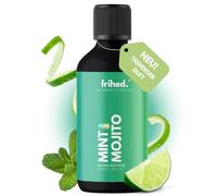 frihed.® Infusion pour sauna Mint Mojito - Huile de sauna hautement concentrée menthe & citron vert - Rafraîchissante - Parfum longue durée - Bouteille en verre - Fabriqué à Lunebourg