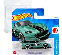 Friki Monkey Hot Wheels '15 Mazda MX-5 Miata HW J-Imports 3/10 (69/250) HTC42 Short Card Mattel 2024 + Blister & Card Pack