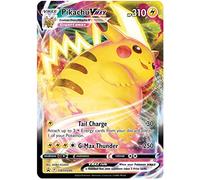 Friki Monkey Pikachu VMAX SWSH286 - Carte à collectionner Pokémon V officielle Taille XXL (Version anglaise)