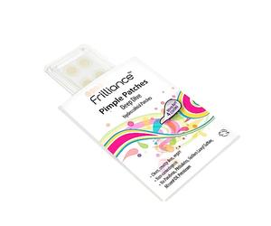 Frilliance Lot de 4 patchs hydrocolloïdes pour l'acné, boutons et boutons Microdart (4 unités) adhésifs pour le traitement des taches sur le visage et la peau, végétaliens et sans micro fléchettes