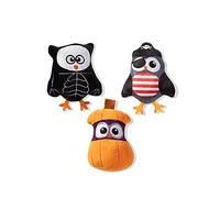 Fringe Studio 289404 Lot de 3 Mini Jouets pour Chien Motif Chouette