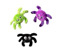 Fringe Studio Lot de 3 mini jouets pour chien - Araignées rampantes - Multicolore - 289479