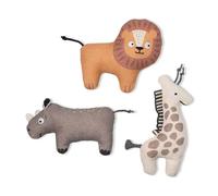 Fringe Studio « Feeling Wild » Lot de 3 Mini Jouets en Toile pour Chien Collection PetShop (521022)
