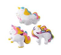 Fringe Studio Lot de 3 jouets pour petit chien - Licornes - Multicolore - 289415