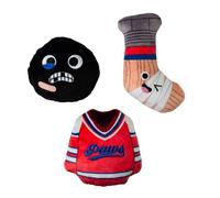 Fringe Studio Plush Dog Toy, 3 Pieces Set, GO for The Goal, Pet Shop Collection (662073)