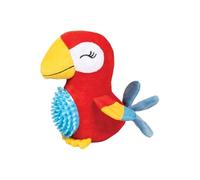 Fringe Studio Plush Dog Toy, Perching Perfection, Teeth and Gum Cleaning TPR Spiky Ball, Pet Shop Collection (314601)