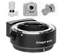 Fringer NF-FX II Adaptateur d'objectif AF pour Nik F vers FX AF-S AF-P Sigma Tamr pour X-T3, X-Pro3, XT30, X-T4, X-H1, X-T100, X-T200 et Autres. (NF-FX II)