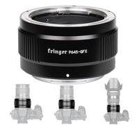 Fringer P645-GFX (FR-P6TG1) pour objectifs Pentax 645 FA/DFA/DA et A/LS sur appareils Photo Moyen Format FX GFX. Moteur AF intégré, compatibilité EXIF et stabilisation d'image intégrée (IBIS).