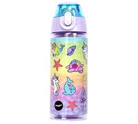 fringoo Gourde Enfant Haute Qualité Bouteille avec Paille 100% sans Bisphénol A pour l'école ou pour le sport | Pour Garçons et Filles| École Primaire | Fourniture Scolaire - 600 ml/20Oz