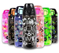 fringoo Gourde Enfant Haute Qualité Bouteille avec Paille 100% sans Bisphénol A pour l'école ou pour le sport | Pour Garçons et Filles| École Primaire | Fourniture Scolaire - 600 ml/20Oz