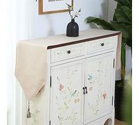 FRINZA Élégant et Luxueux Runners de Table Draps Runners Weave Home Home Accueil Cuisine Décoratif Cadeau Tassel Lit Tassel Coureur avec Glands, 5 Couleurs Cadeaux de Vacances(Beige,30 * 200cm)