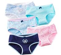 FRINZA Femme Slips Lot de 5 sous-vêtements en Coton for Femmes, Culottes Grande Taille, Slips for Filles, Lingerie Sexy, Culotte for Dames, imprimé Dessin animé, sous-vêtements féminins(10 5pcs,XXL)