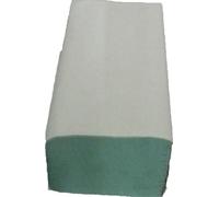 Fripa papier essuie-mains 250 x 230 mm pliage en V vert 1 pli 20 x 250 feuilles