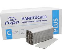 Fripa Papier essuie-mains PLUS 250 x 330 mm pliage en C naturel 1 pli 20 x 180 feuilles