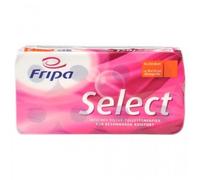 Fripa - Sélectionnez papier hygiénique, 4 plis(Pack 6 À 8 x 160 Bl