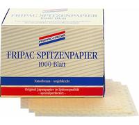 Fripac Lot de 1000 feuilles de papier dentelle 75 x 55 mm (Brun naturel non blanchi)