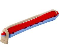 Fripac-Medis Bigoudis LW Rouge/Bleu 11 mm 10 Pièces