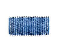 Fripac-Medis Le Coiffeur Lot de 12 Bigoudis Velcro Bleu Foncé Diamètre 40 mm