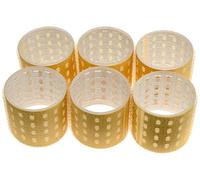Fripac-Medis - Thermo Magic Rollers - Bigoudis - Jaune - Diamètre : 64 mm - Lot de 6