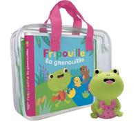 Fripouille la grenouille (valisette plastique) - Sigrid Martinez Pena - Auzou Philippe Eds - Boîte ou accessoire - Album éveil dès la naissance