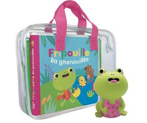 Fripouille la grenouille (valisette plastique) - Sigrid Martinez Pena - Auzou Philippe Eds - Boîte ou accessoire - Album éveil dès la naissance